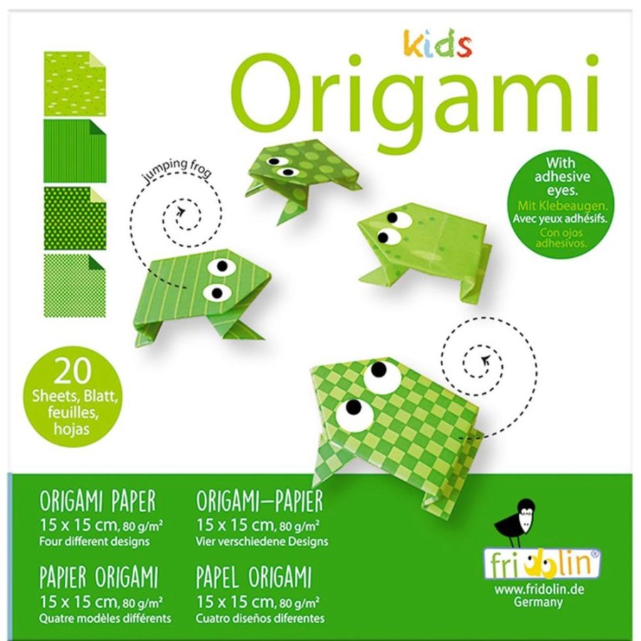 Arts & Crafts From There to Here | Kid'S Origami - Frog