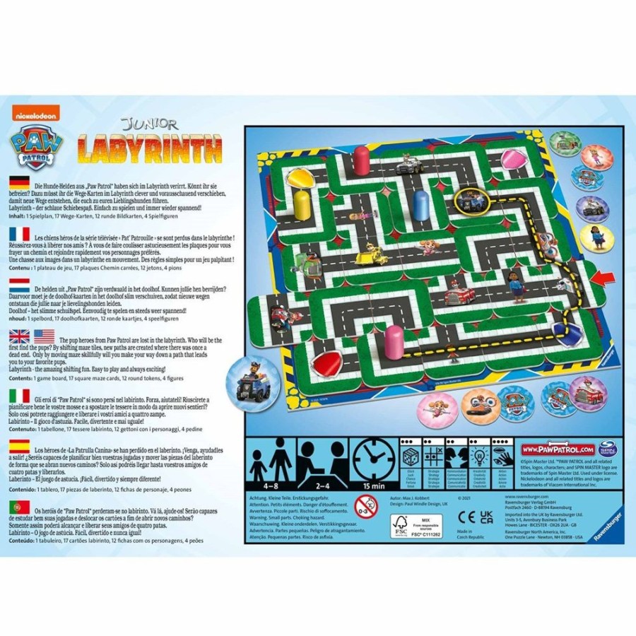 Games Ravensburger | Paw Patrol Labyrinth Jr.