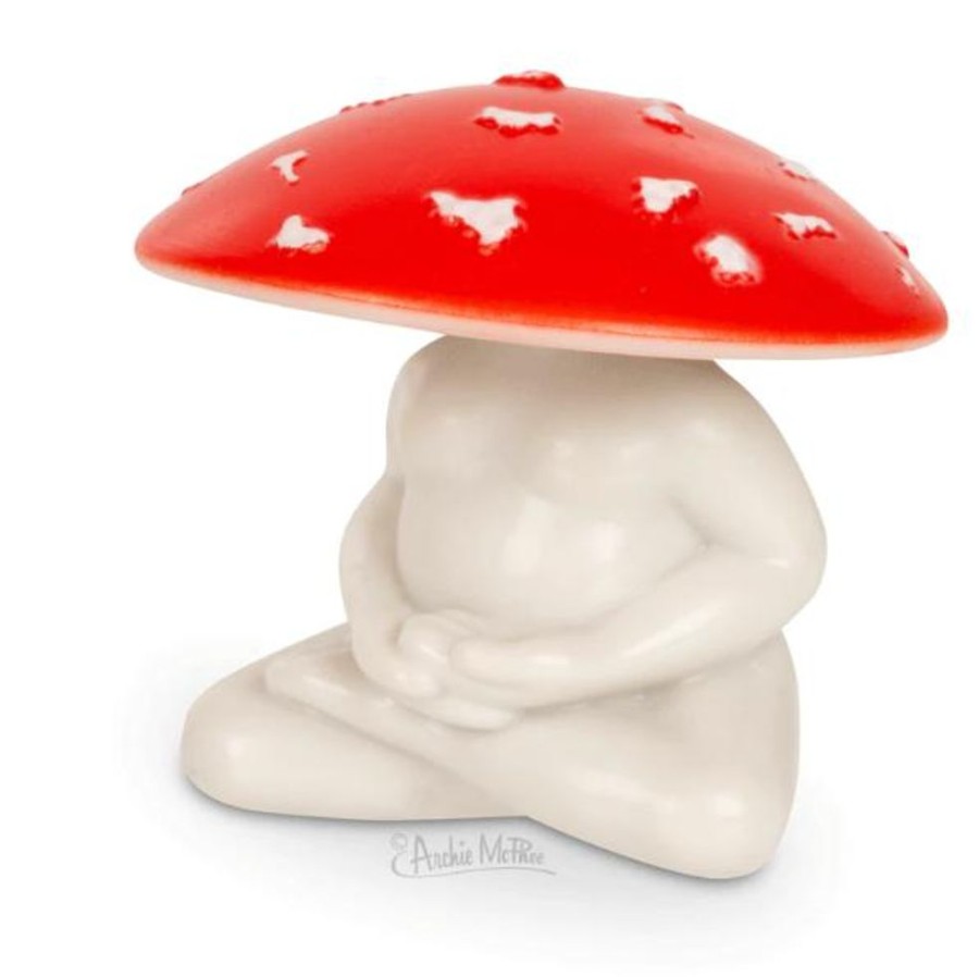 Seasonal Archie McPhee | Meditating Mushroom Ornament