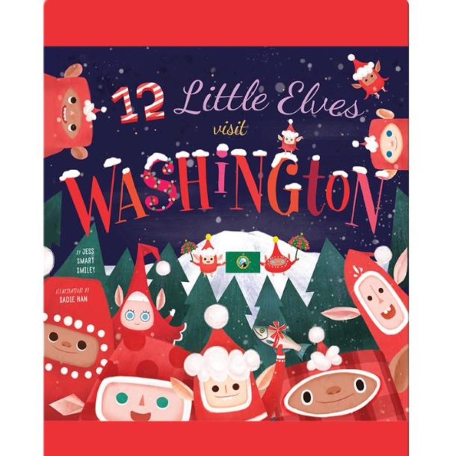 Seasonal Hachette Book Group USA | 12 Little Elves Visit Washington