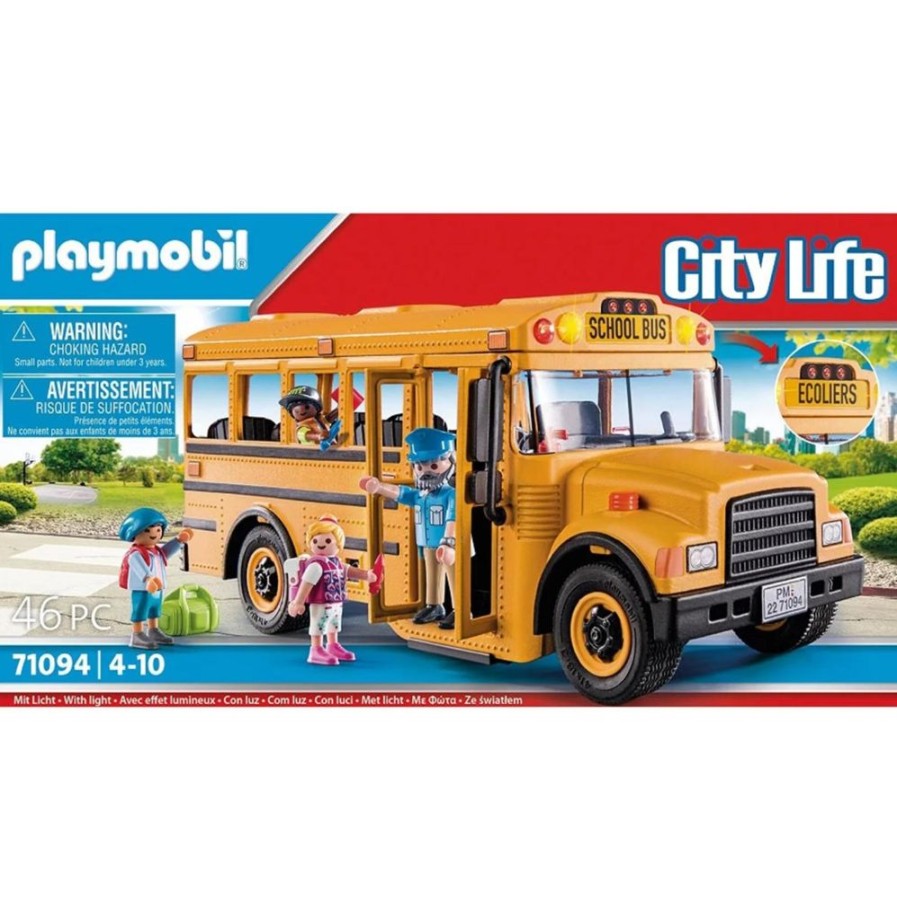 Pretend Play Playmobil USA, Inc. | 71094 City Life School Bus