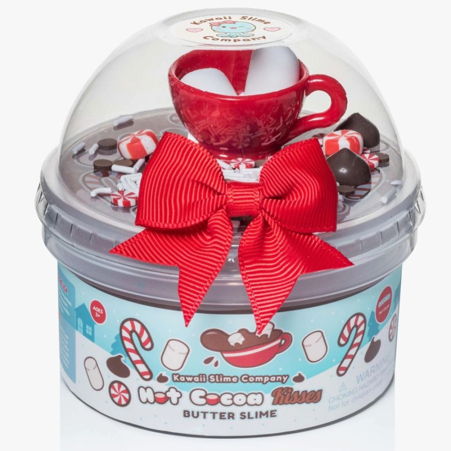 Seasonal Kawaii Slime Company | Hot Cocoa Kisses Butter Slime