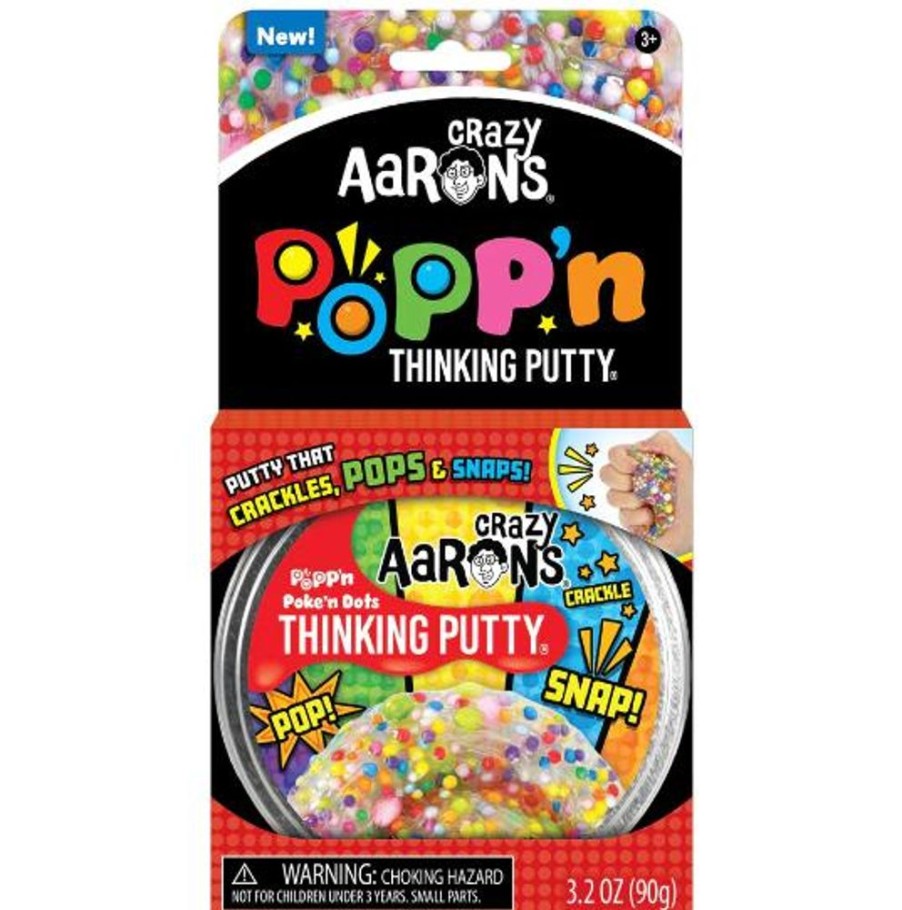 Novelty Crazy Aaron's Putty World | Poke'N Dots Thinking Putty 4"