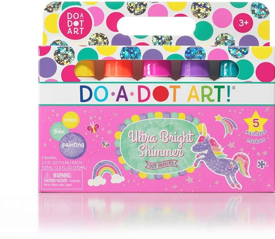 Arts & Crafts DO-A-DOT Art! | Do-A-Dot Art: Ultra Bright Shimmer Dot Marker 5Pc Set