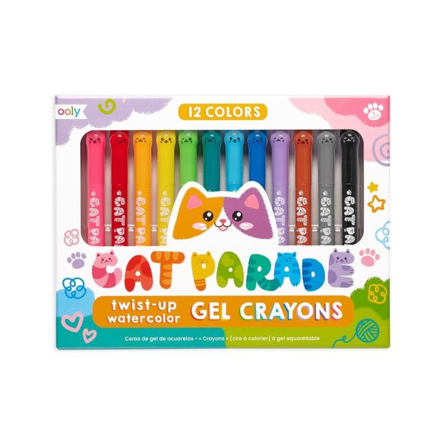 Arts & Crafts Ooly dba International Arrivals | Cat Parade Watercolor Gel Crayons