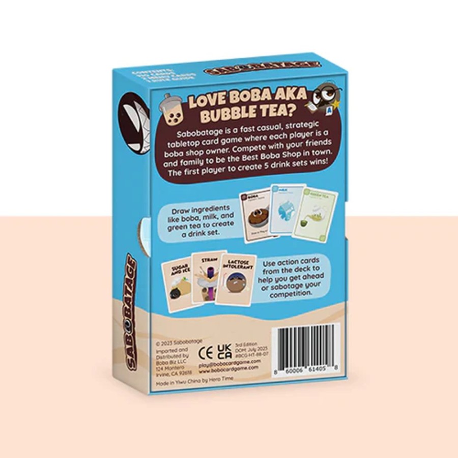 Games Boba Biz LLC | Sabobatage: The Boba Card Game