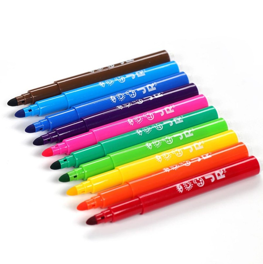 Arts & Crafts Bright Stripes | Jr Doodle Markers 10Pk