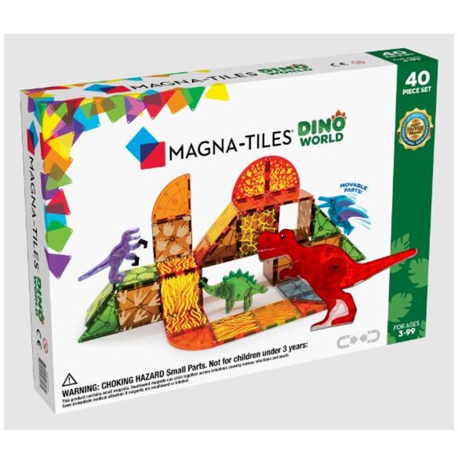 Construction Magna-Tiles | Dino World 40Pc