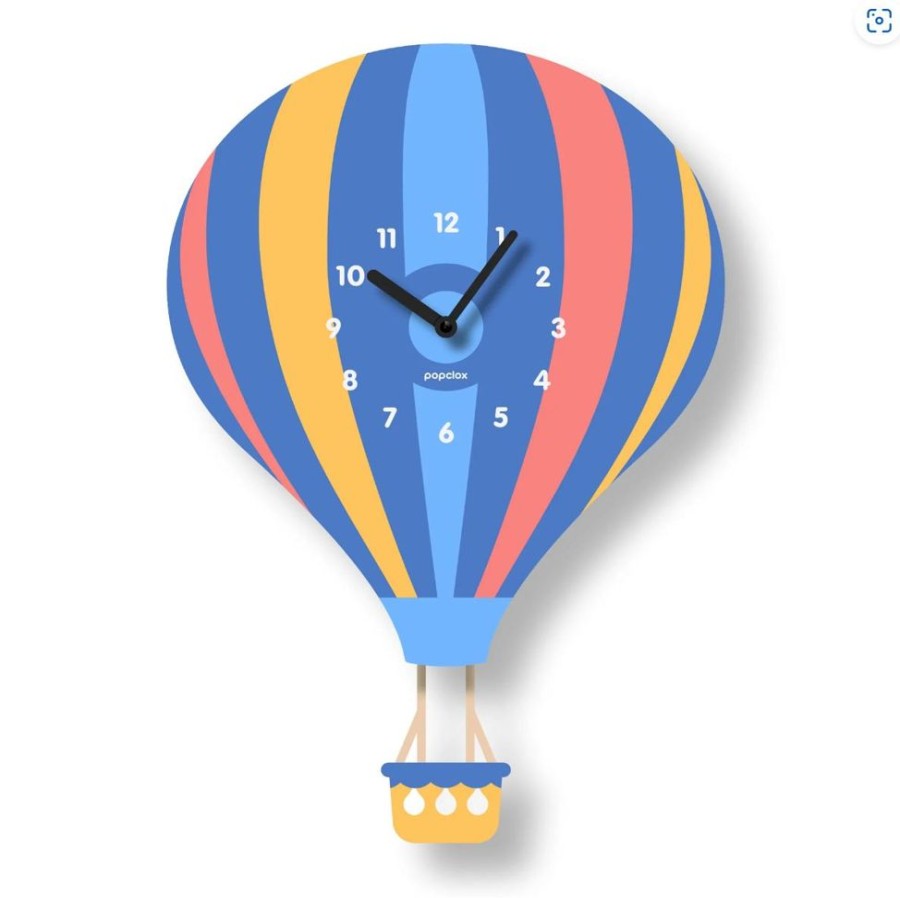 Lifestyle Modern Moose - Popclox | Popclox Hot Air Balloon Pendulum Clock