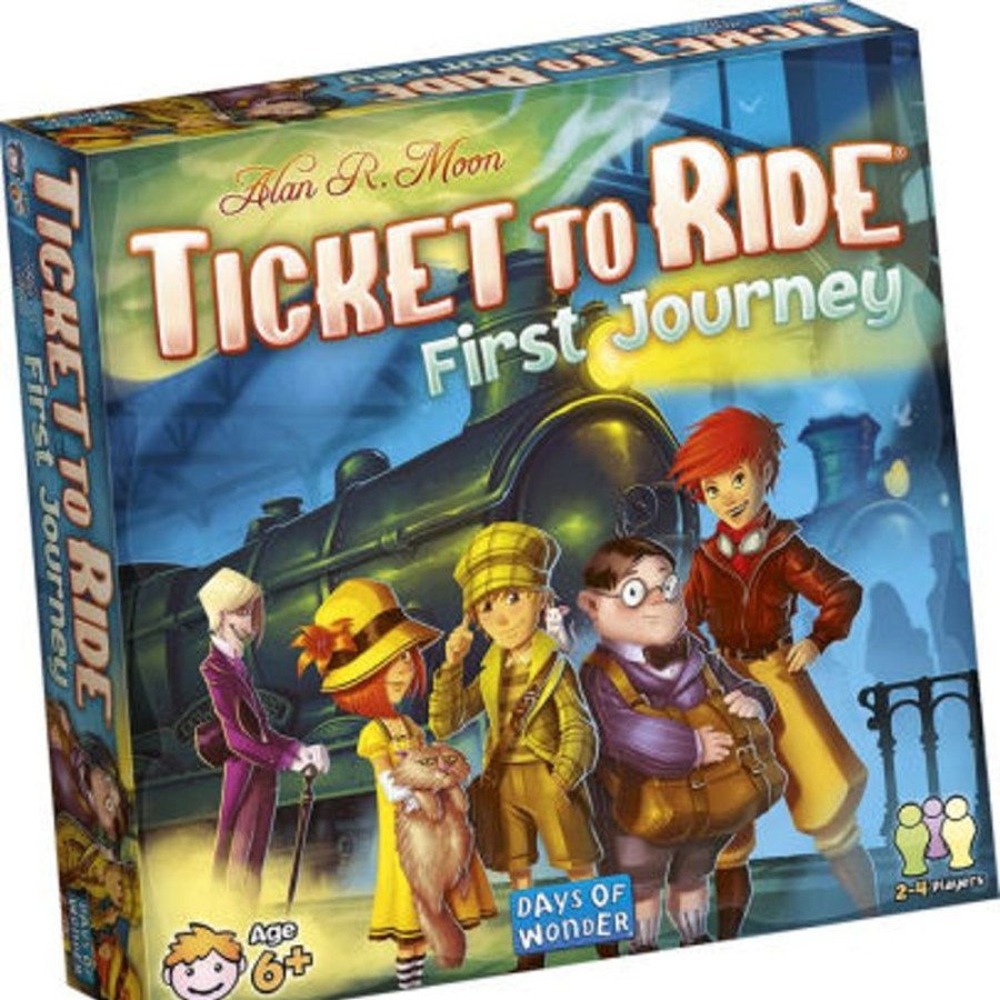 Games Asmodee dba Fantasy Flight Publishing | Ticket To Ride: First Journey (Usa)