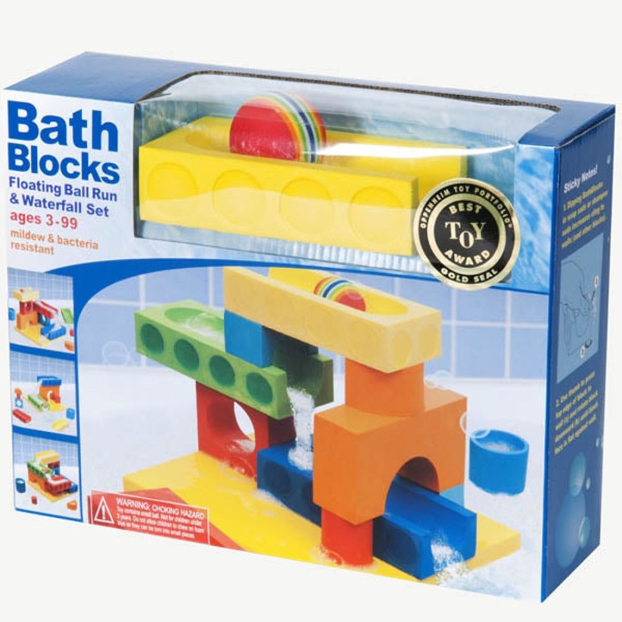 Infant & Toddler Just Think Toys, Inc. | Bathblocks Ball Run & Waterfall