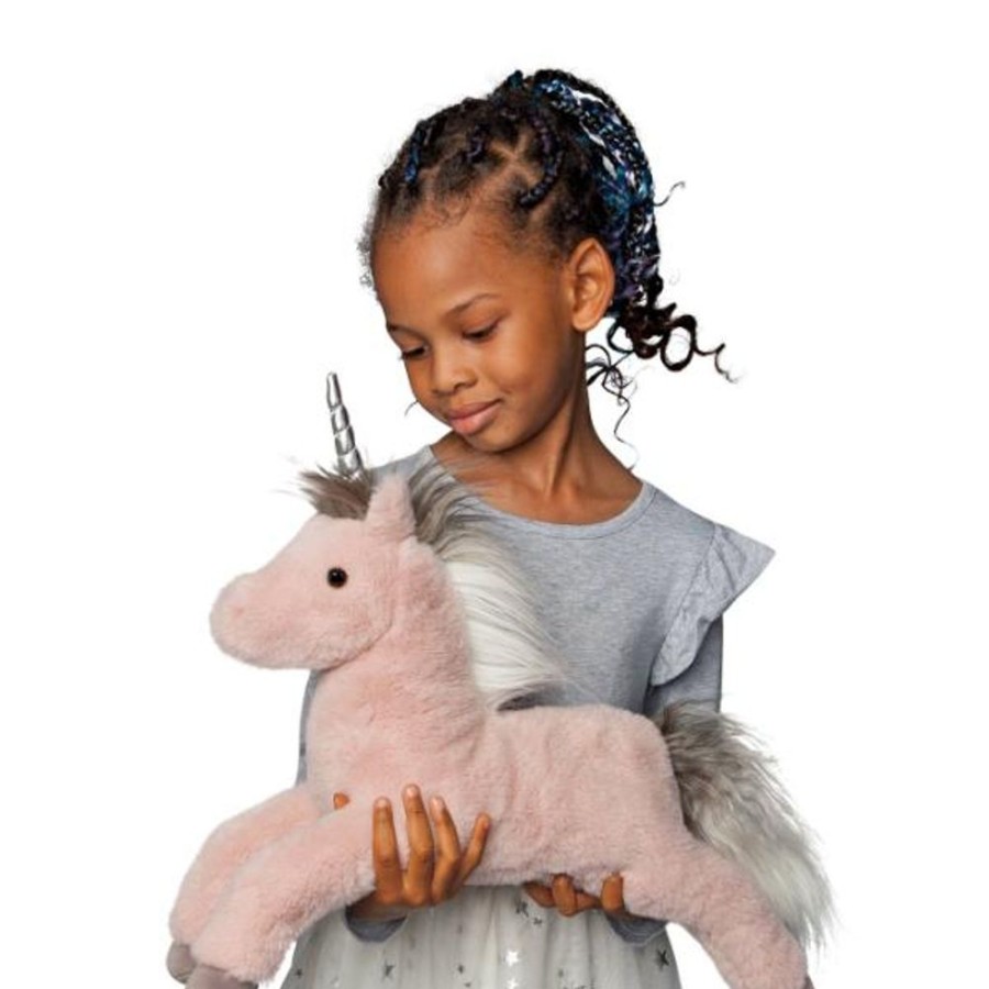 Plush & Puppets Douglas Cuddle Toys, Inc. | Esme Mauve Unicorn 19"