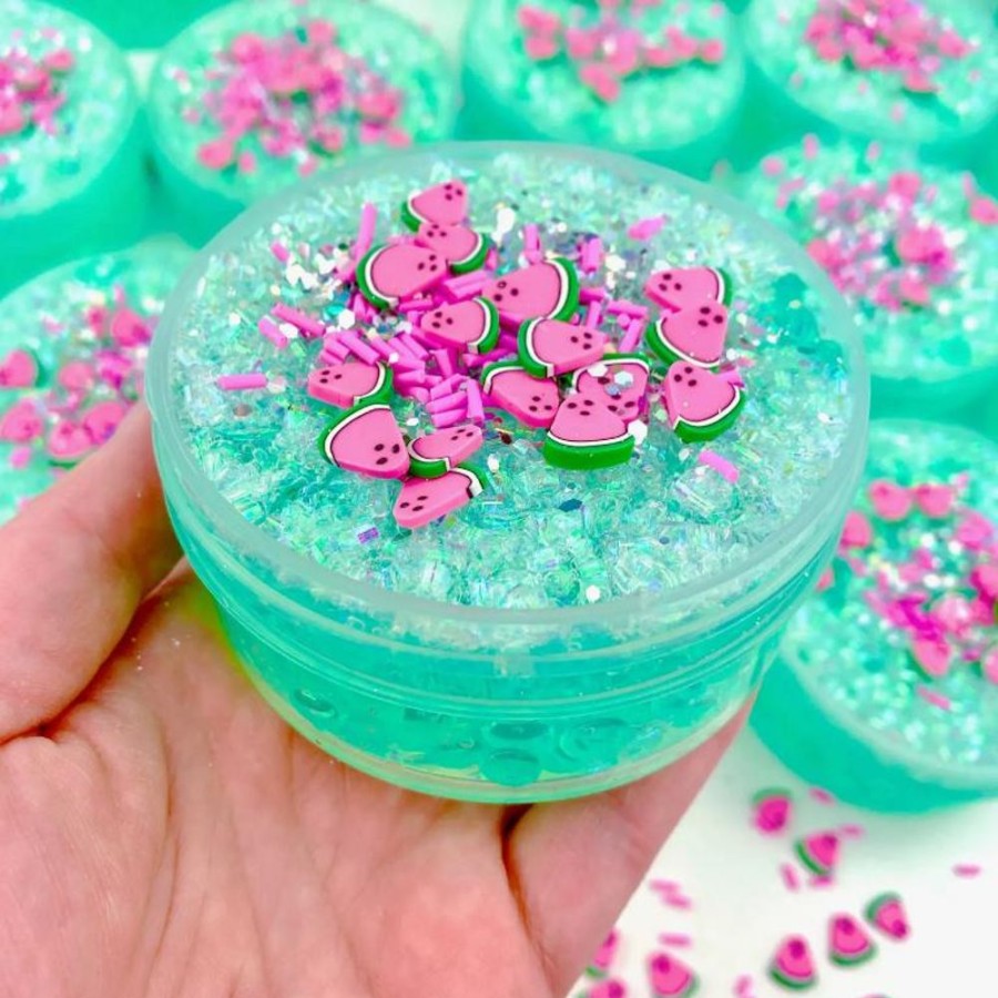 Novelty Kawaii Slime Company | Watermelon Sugar Fishbowl Bingsu Slime