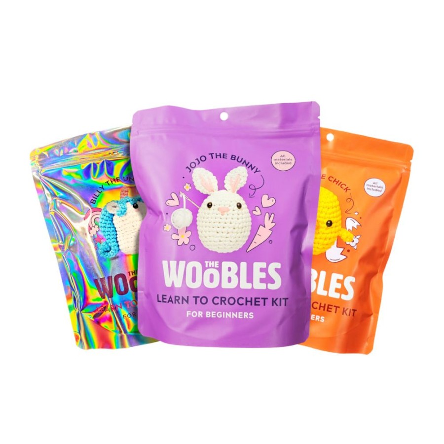 Arts & Crafts The Woobles | Woobles Beginner Crochet Kits - Assorted