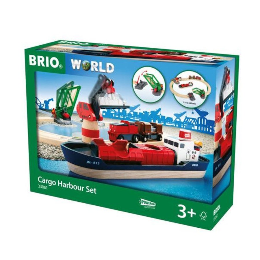 Vehicles Ravensburger | Brio Cargo Harbor Set