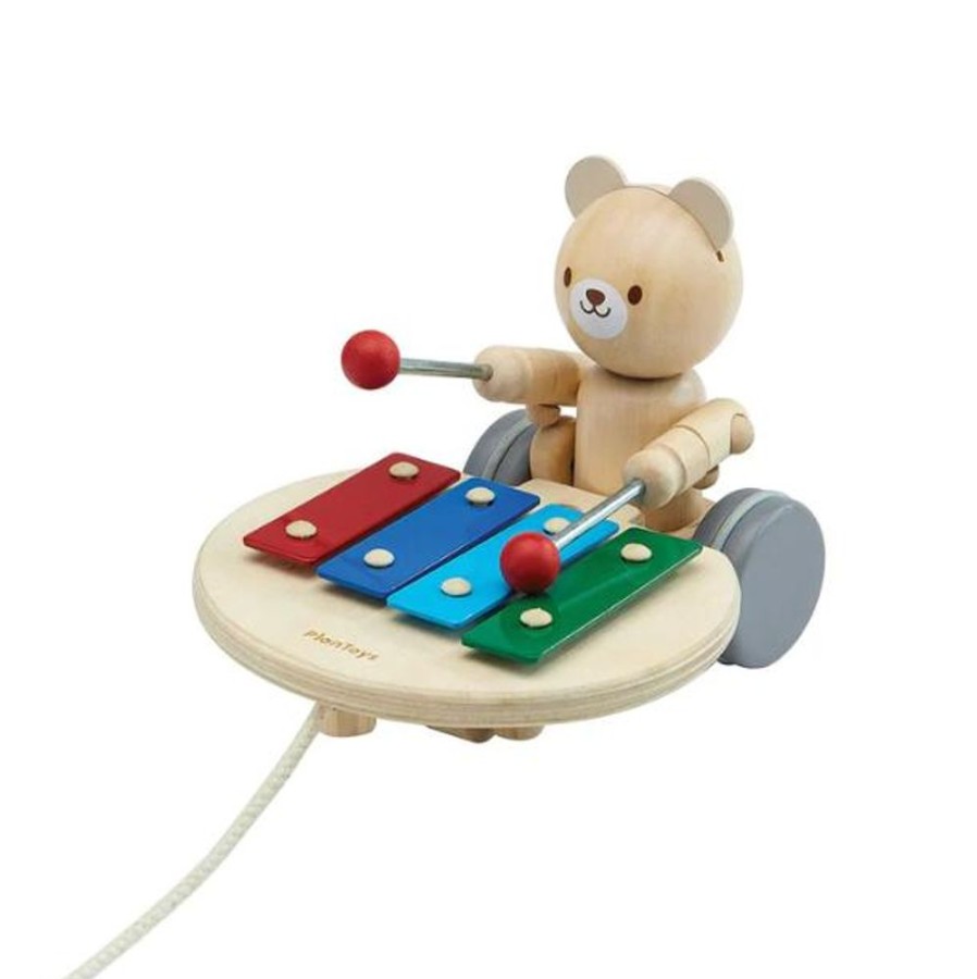 Infant & Toddler Plan Toys, Inc. | Pull-Along Musical Bear