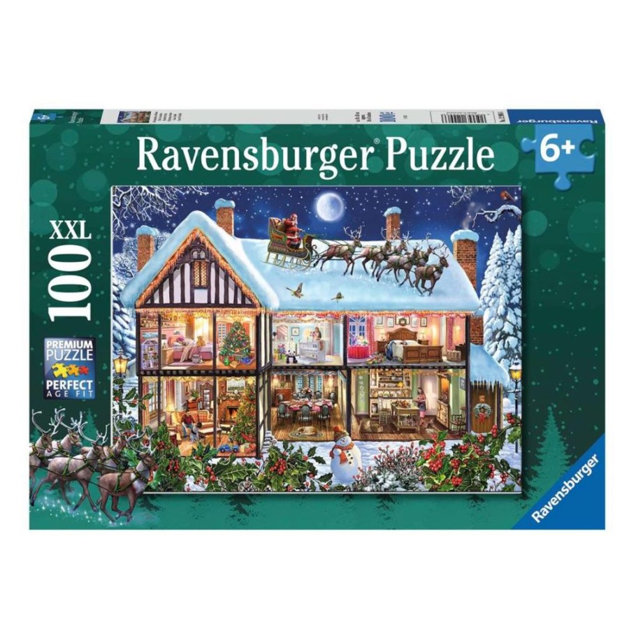 Seasonal Ravensburger | 12996 Christmas At Home 100Pc Puzzle