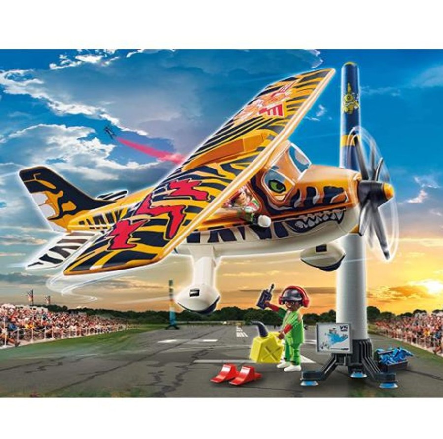 Pretend Play Playmobil USA, Inc. | 70902 Air Stunt Show Tiger Propeller Plane