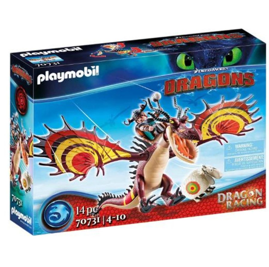 Pretend Play Playmobil USA, Inc. | 70731 Dragon Racing: Snotlout And Hookfang