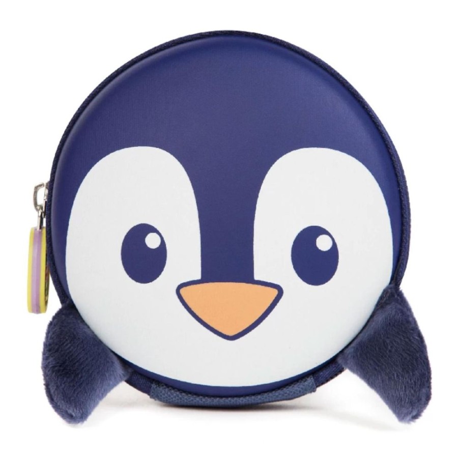 Seasonal Click Europe Ltd | Blue Penguin Keychain Pouch