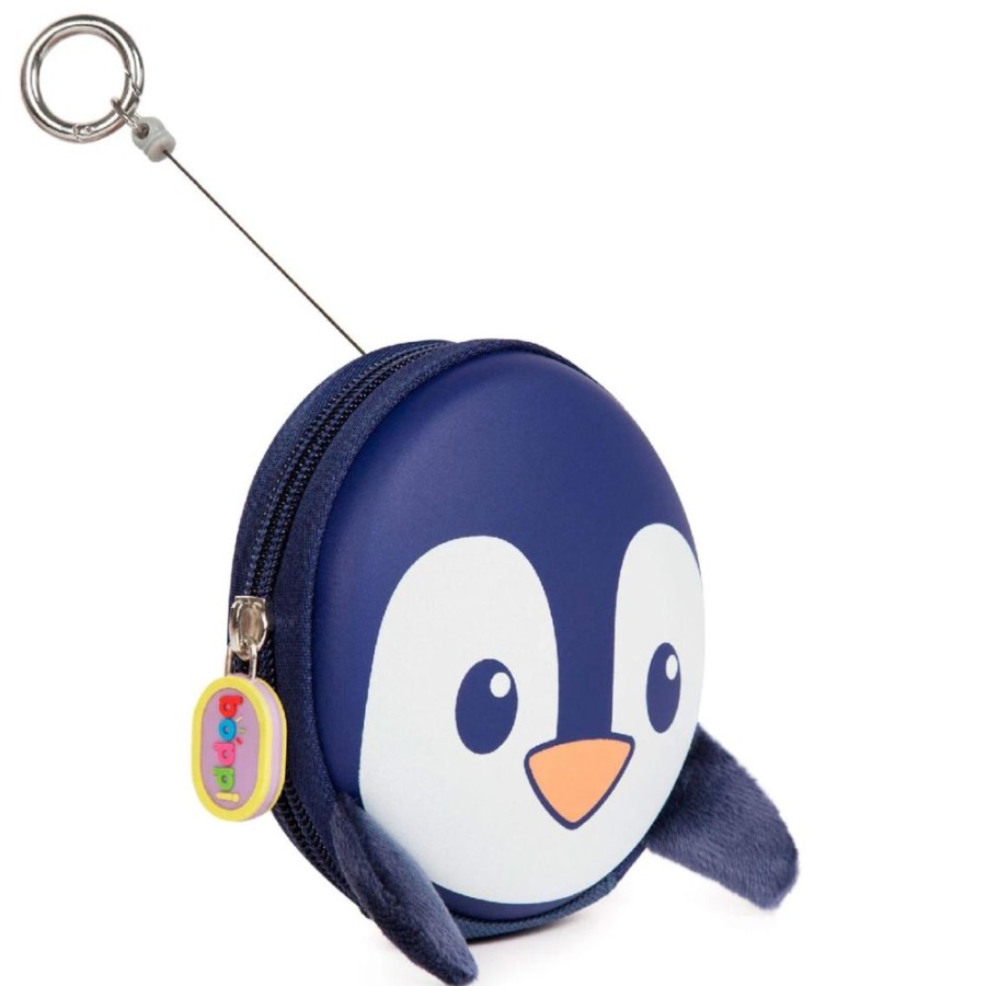 Seasonal Click Europe Ltd | Blue Penguin Keychain Pouch