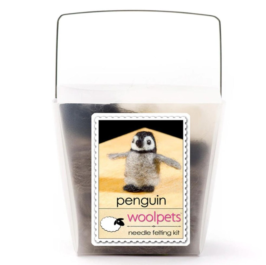 Arts & Crafts WoolPets | Penguin Felting Kit - Easy