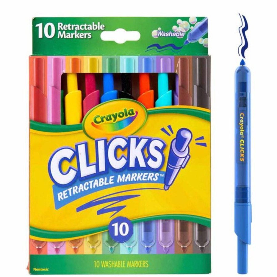 Arts & Crafts Crayola LLC | Clicks Retractable Markers 10Ct