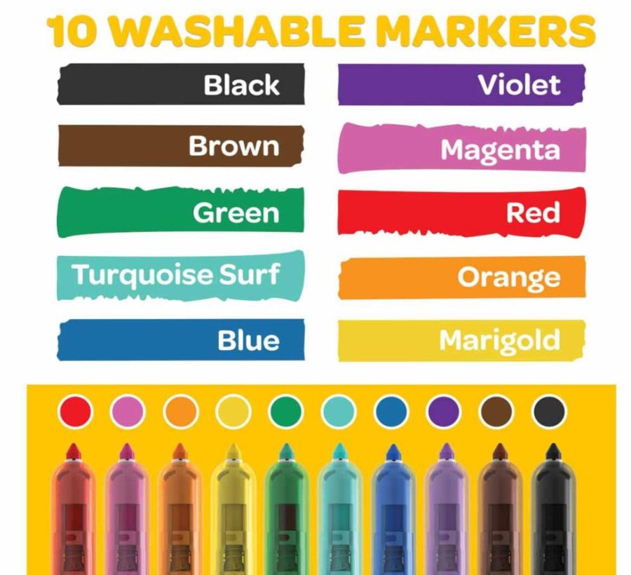 Arts & Crafts Crayola LLC | Clicks Retractable Markers 10Ct