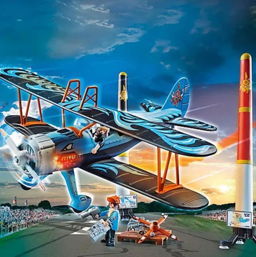 Pretend Play Playmobil USA, Inc. | 70831 Air Stunt Show Phoenix Biplane