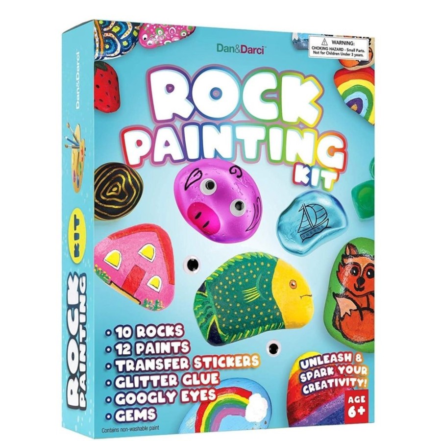 Arts & Crafts Dan & Darci | Rock Painting Kit