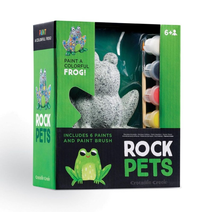 Arts & Crafts Crocodile Creek | Rock Pets - Frog