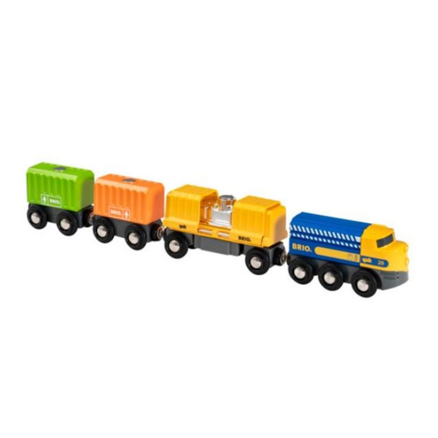 Vehicles Ravensburger | Brio Three Wagon Cargo Train