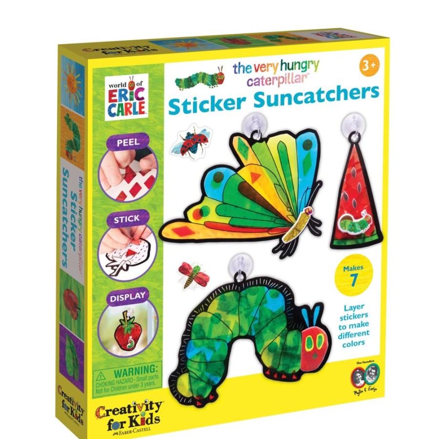 Arts & Crafts Faber-Castell | Very Hungry Caterpillar Sticker Suncatcher