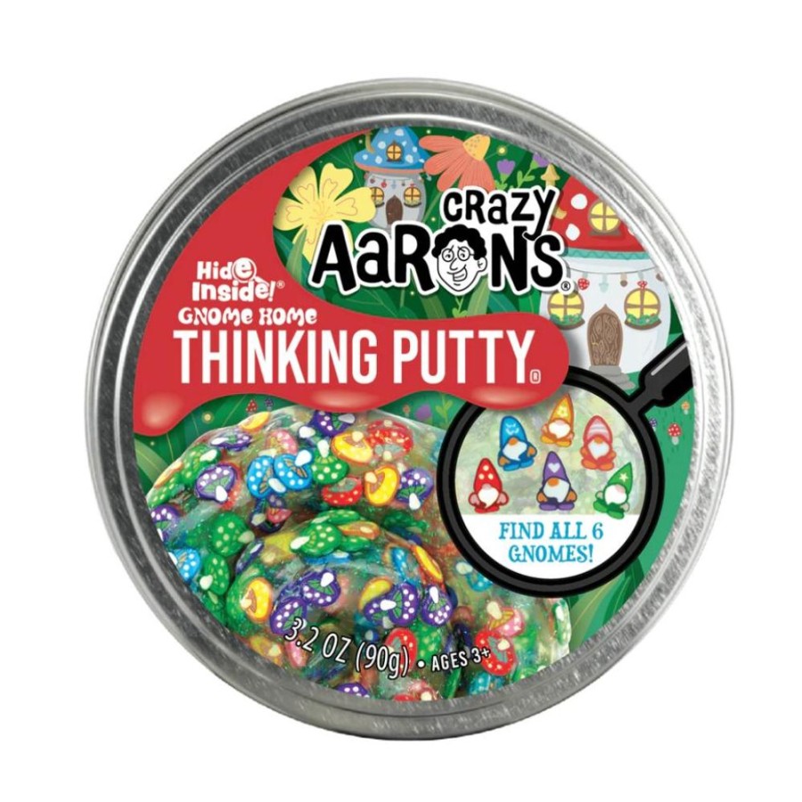 Novelty Crazy Aaron's Putty World | 4In Gnome Home Thinking Putty