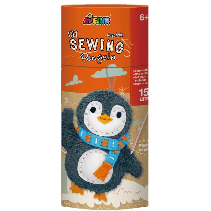 Arts & Crafts Dam BVBA dba Scratch USA | Sewing Kit Penguin