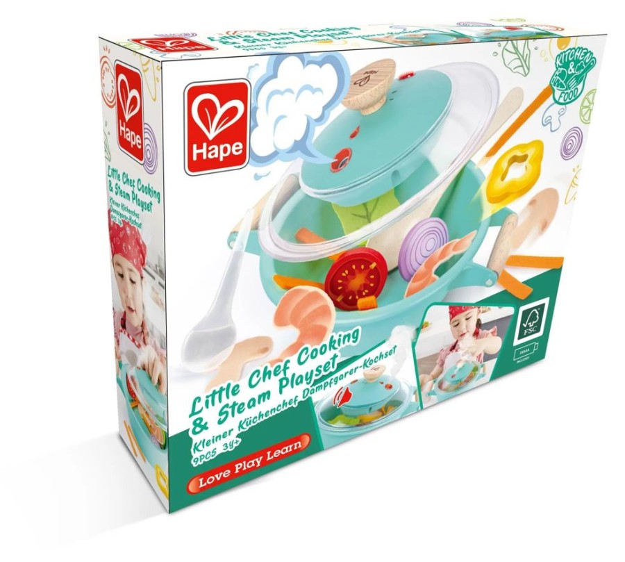 Pretend Play HaPe Int. | Little Chef Cooking & Steam Playset