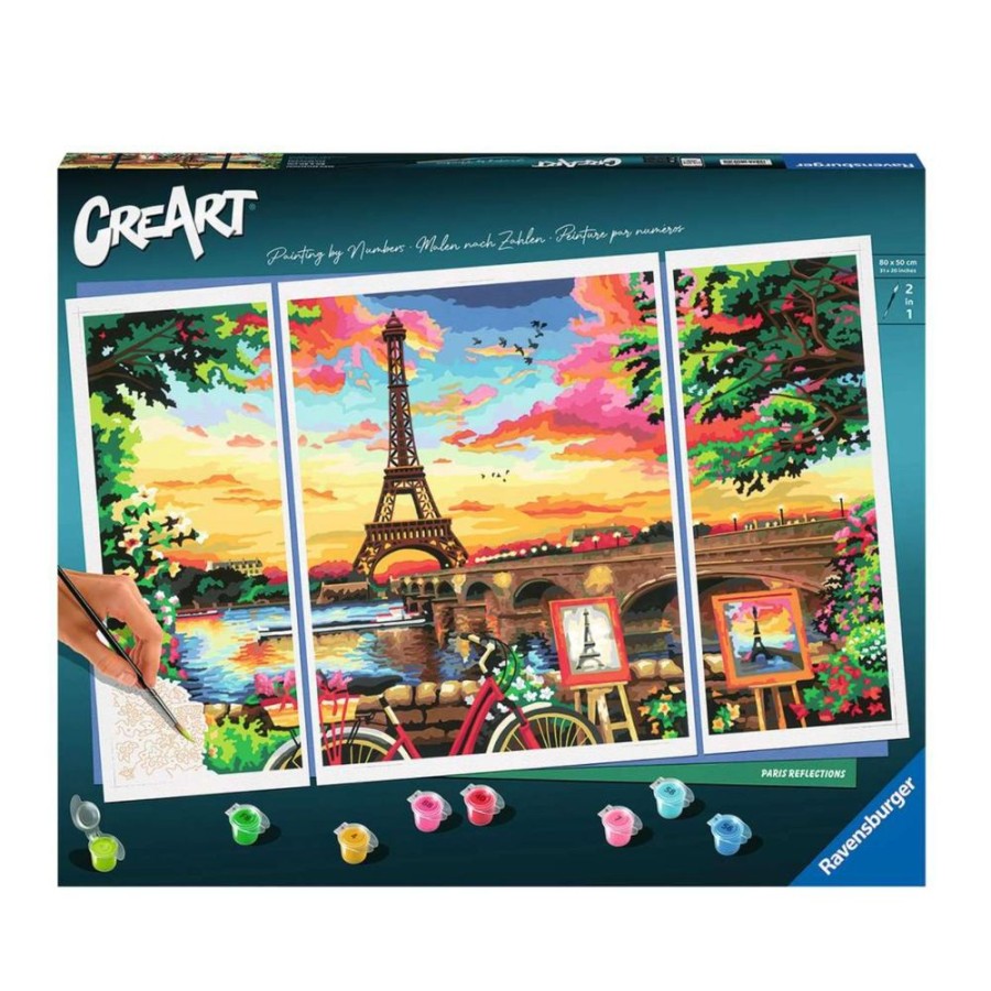 Arts & Crafts Ravensburger | Creart Pbn Paris Reflections 31X20