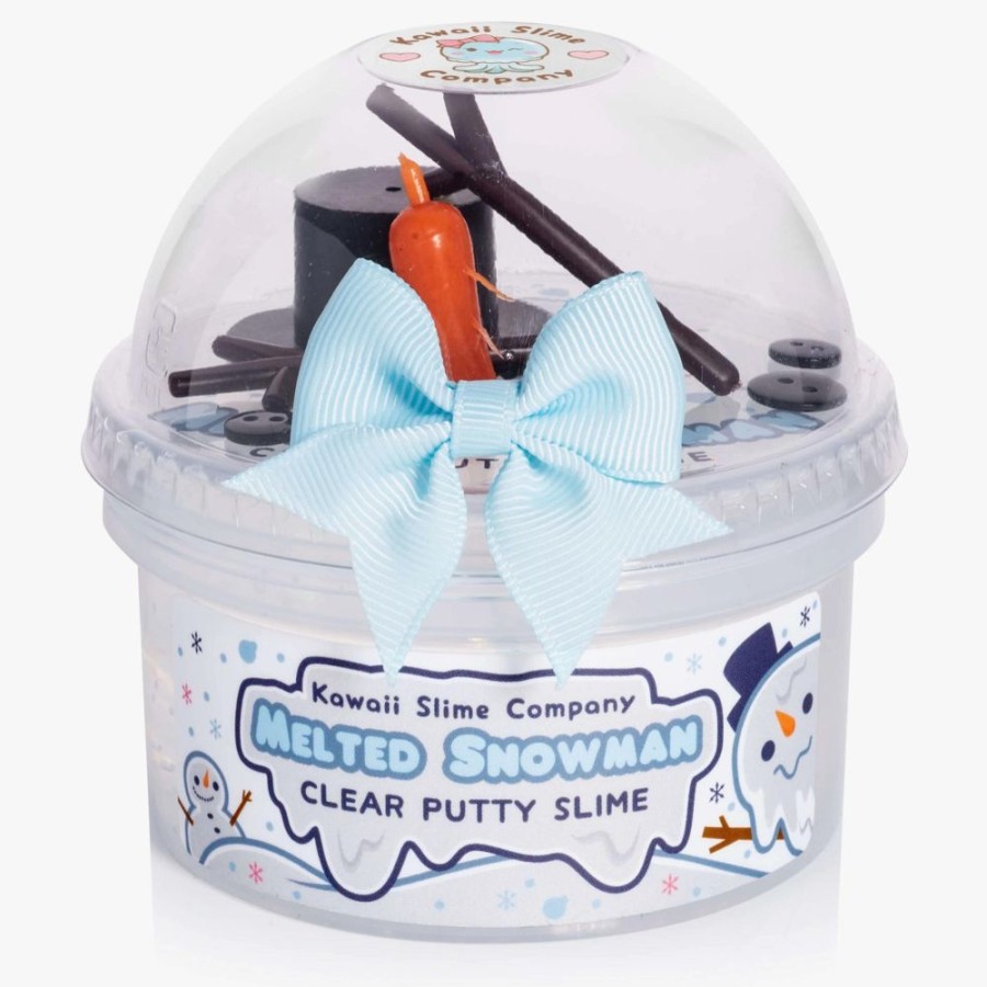 Novelty Kawaii Slime Company | Melted Snowman Clear Putty Slime