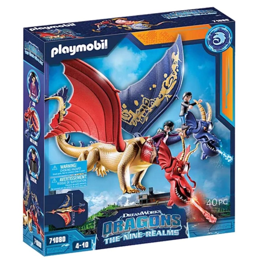 Pretend Play Playmobil USA, Inc. | 71080 Dragons Nine Realms: Wu & Wei & Jun