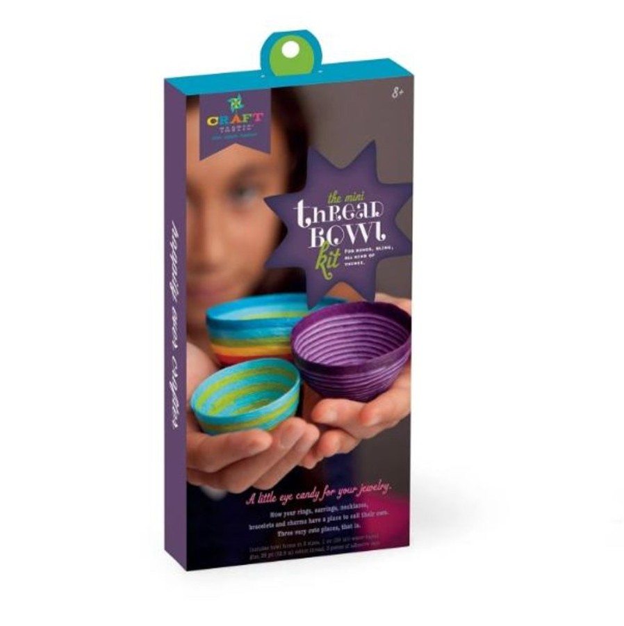 Arts & Crafts Play Monster LLC dba Patch | Mini Thread Bowls Craft-Tastic Kit