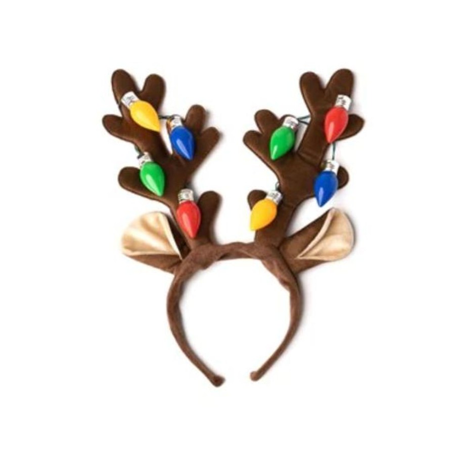 Seasonal DM Merchandising | Jumbo Bulb Light Up Antler Headband