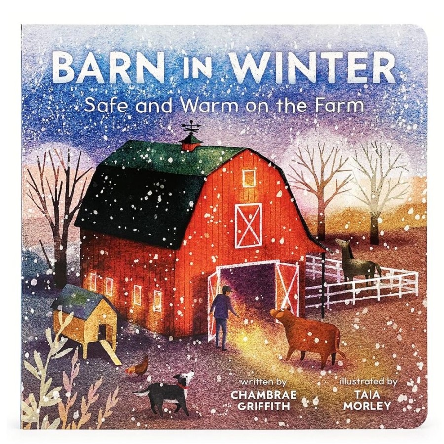 Seasonal Cottage Door Press | Barn In The Winter