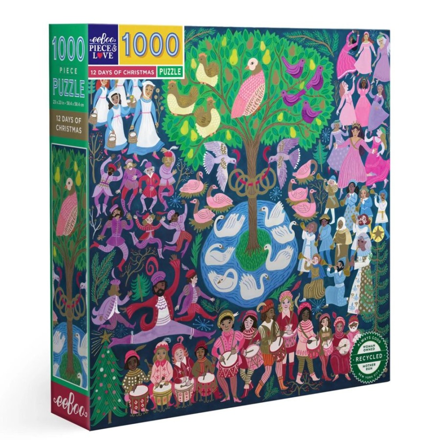 Seasonal eeBoo | 12 Days Of Christmas 1000Pc