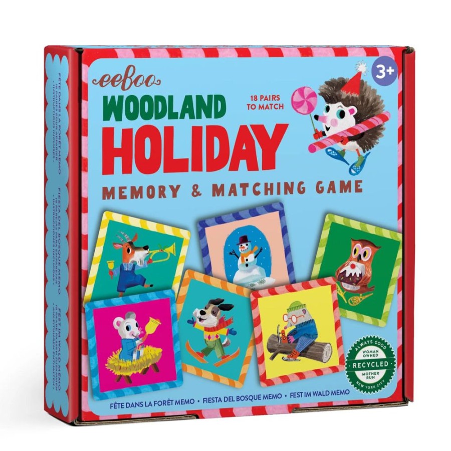 Seasonal eeBoo | Woodland Holiday Matching Game