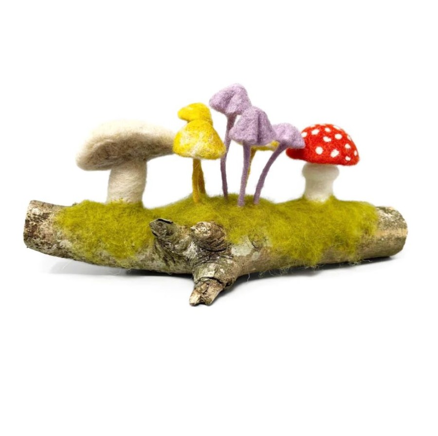 Arts & Crafts Crafty Kit Company | Needle Felting Kit - Woodland Toadstools