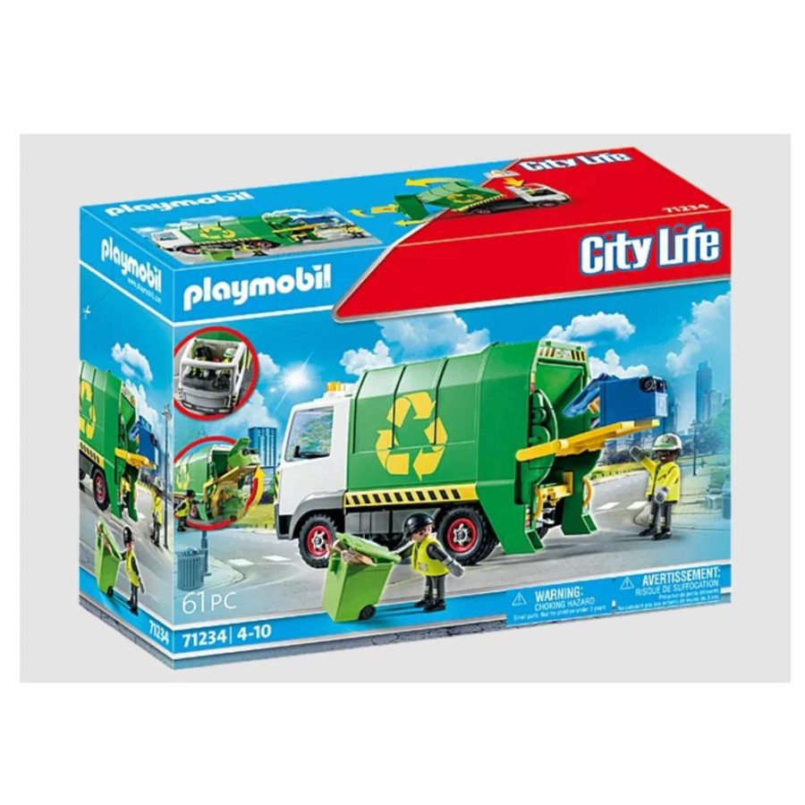 Pretend Play Playmobil USA, Inc. | 71234 Recycling Truck