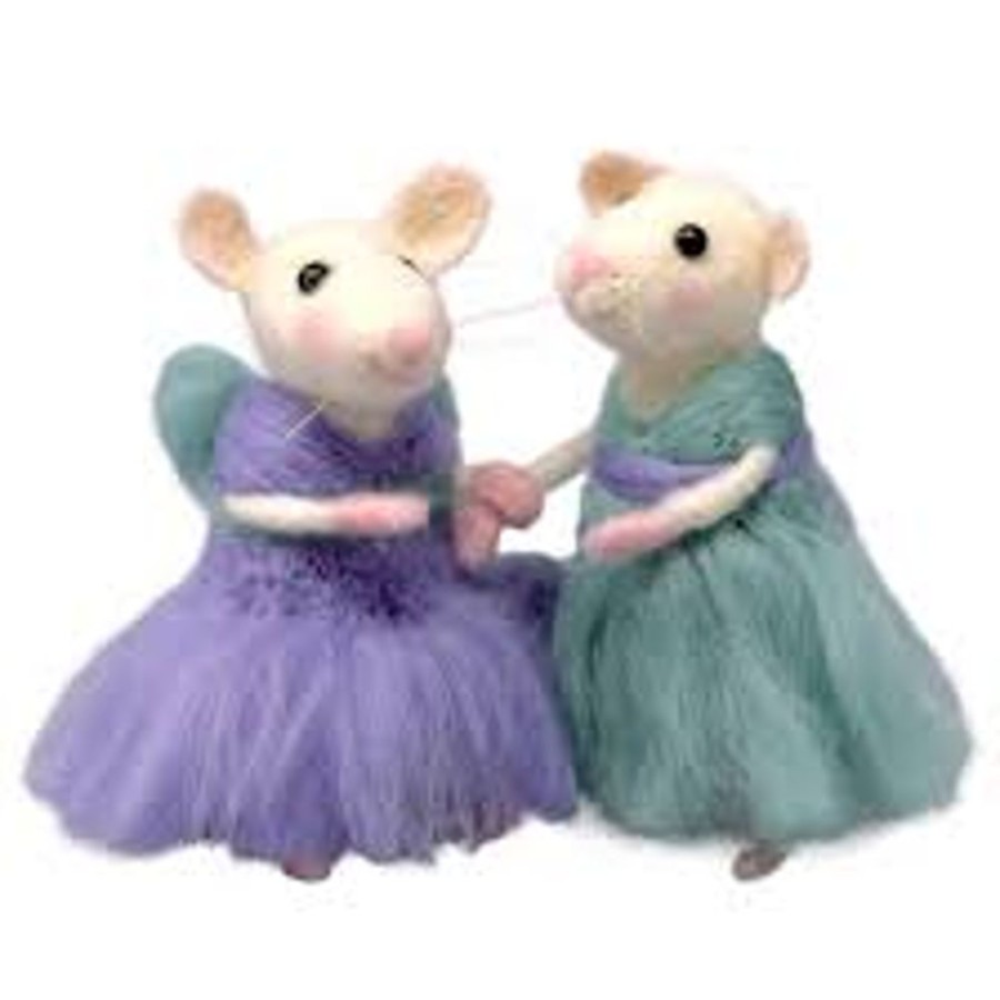 Arts & Crafts Crafty Kit Company | Felting Kit: Poppy & Daisy Mice