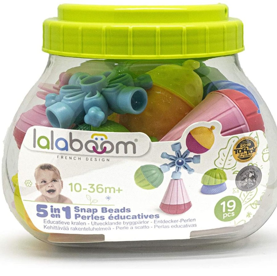 Infant & Toddler Jura Toys US Corp dba Janod & Kaloo | Lalaboom - 19Pc Bead Bucket Set