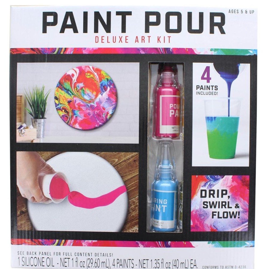 Arts & Crafts Anker Play Products LLC | Paint Pour Deluxe Art Kit