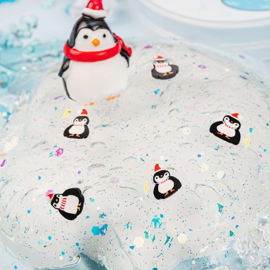 Seasonal Kawaii Slime Company | Penguins On Ice Jelly Slime